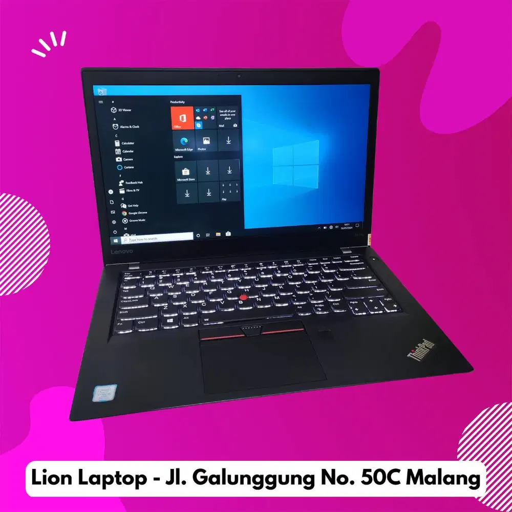 Core i5 Gen 7 RAM 8GB SLIM TOUCHSCREEN Lenovo Thinkpad T470s [18/09]