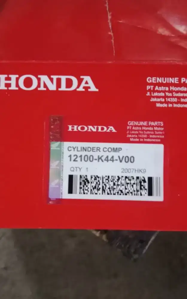 Blok seher honda metik stater halus