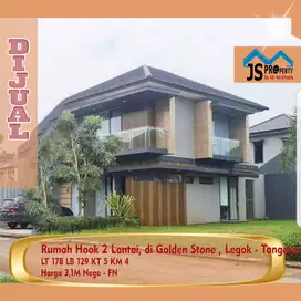 DIJUAL Rumah Hook 2 Lantai, di Golden Stone - FN