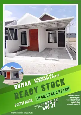 Dijual rumah di cihanjuang rahayu dekat kampus advent pasar parongpong