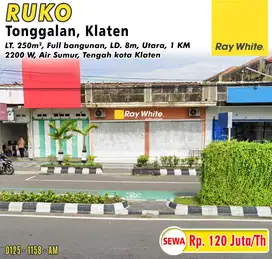 Disewakan Ruko Tengah Kota Klaten Dekat Alun Alun Kawasan Bisnis