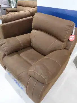 MC LEOD SOFA RC 1S ROCKER BROWN #37PC