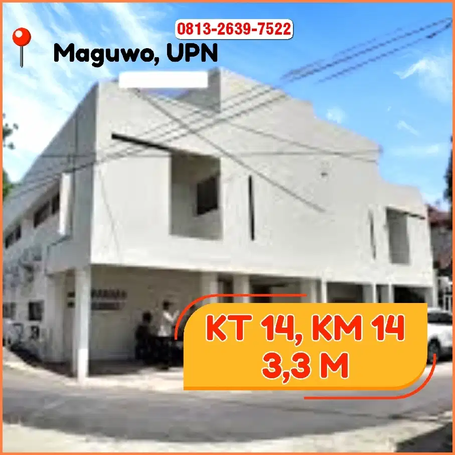 Dijual Kost Dekat UPN, EKSKLUSIF, SIAP JALAN