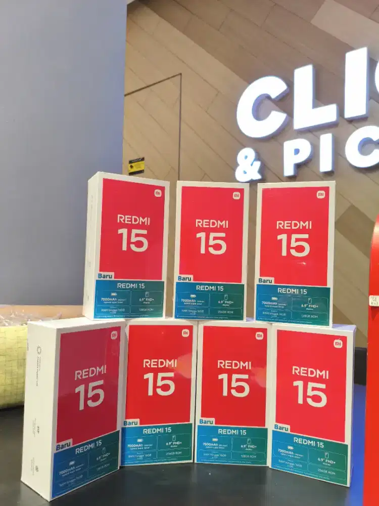 Redmi 15 new segel bergaransi