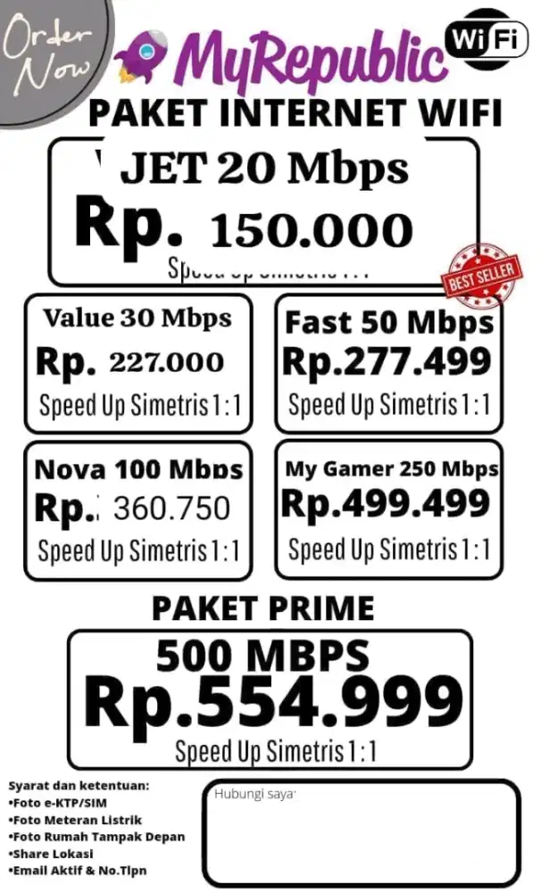 WIFI PROMO MURAH MYREPUBLIC