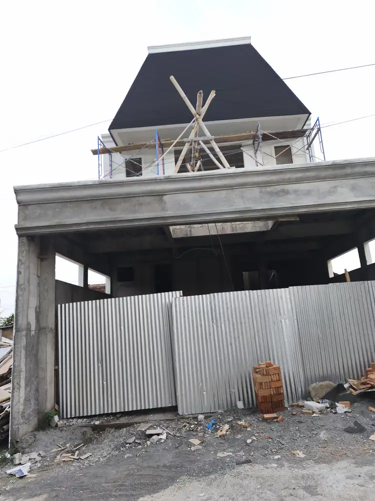 Rumah Proses Bangun Dekat Global Islamic School, Dijual Full Furnished