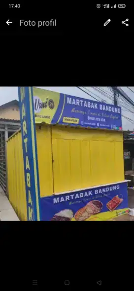 Container Jualan