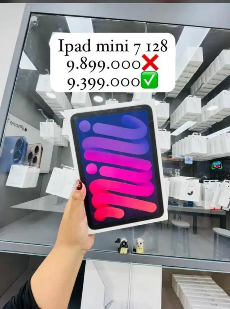 iPad mini 7 128gb Garansi resmi iBox