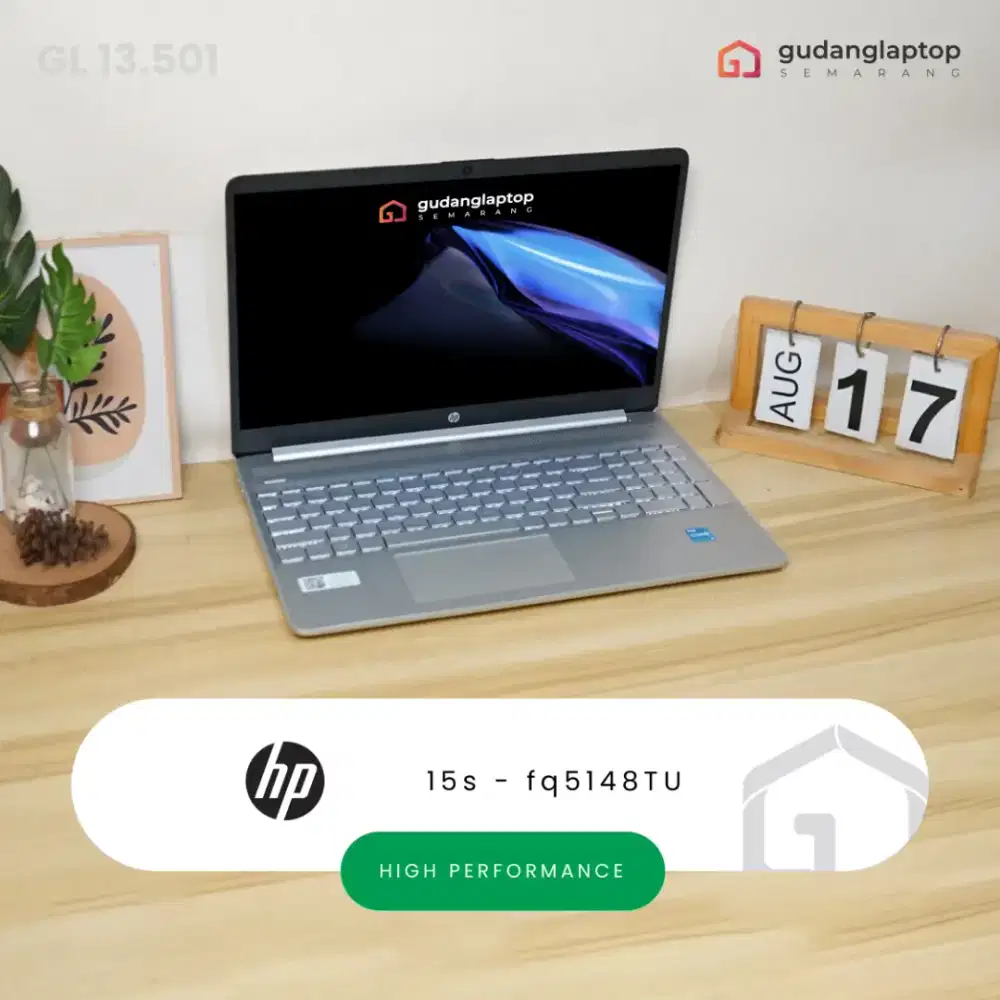 HP 15s - fq5148TU INTEL Core i3 - 1215U 8/515. Garansi 1 Tahun
