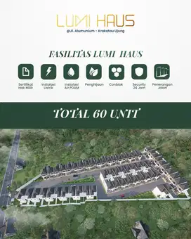 Komplek lumi haus jalan aluminium