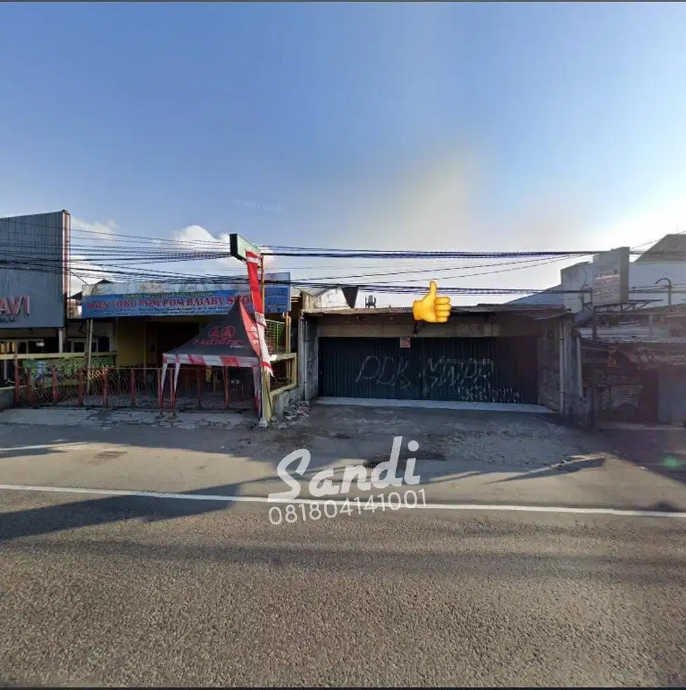 Strategis Murah Ruko Tepi Jl. Solo dekat Toko Oleh-oleh Bandara Jaya