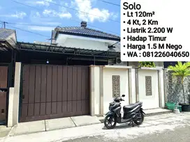 Jual Rumah Siap Huni Area Jajar Solo, Dekat Manahan, Alila,Fajar Indah