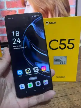 REALME C55 GOLD LENGKAP MULUS