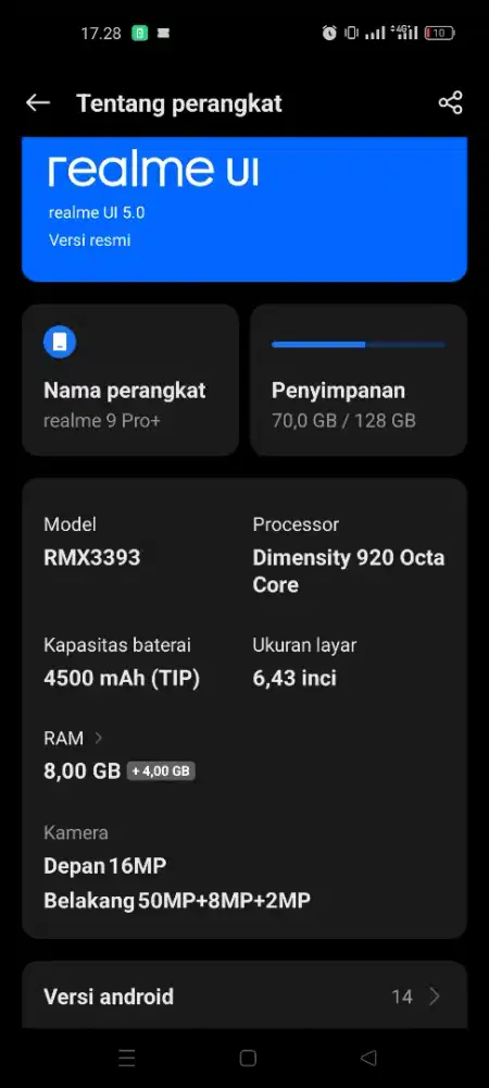 Real 9pro 5G 1,5 nego spek gaming. Cod Jaksel TT atau beli
