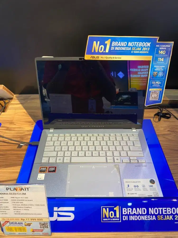 Asus vivobook S14 cicilan mulai dari 1jutaan
