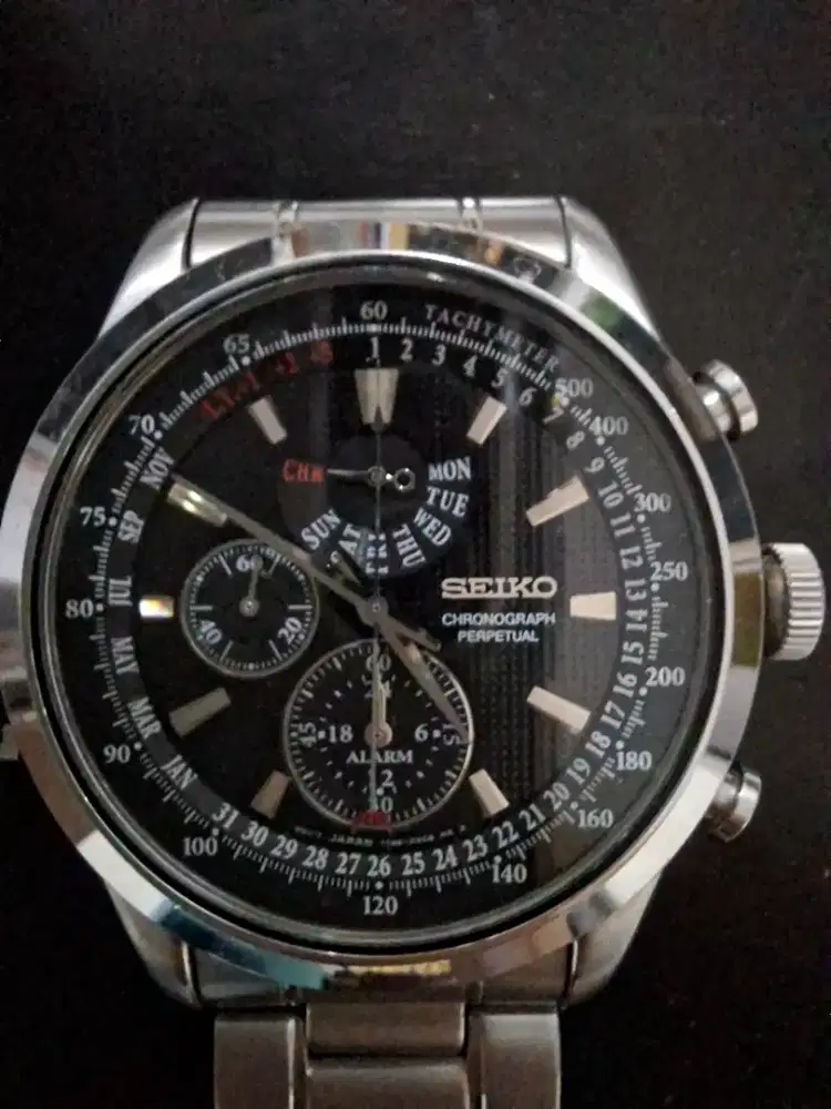 Seiko 7T86 CHRONOGRAPH PERPETUAL CALENDAR