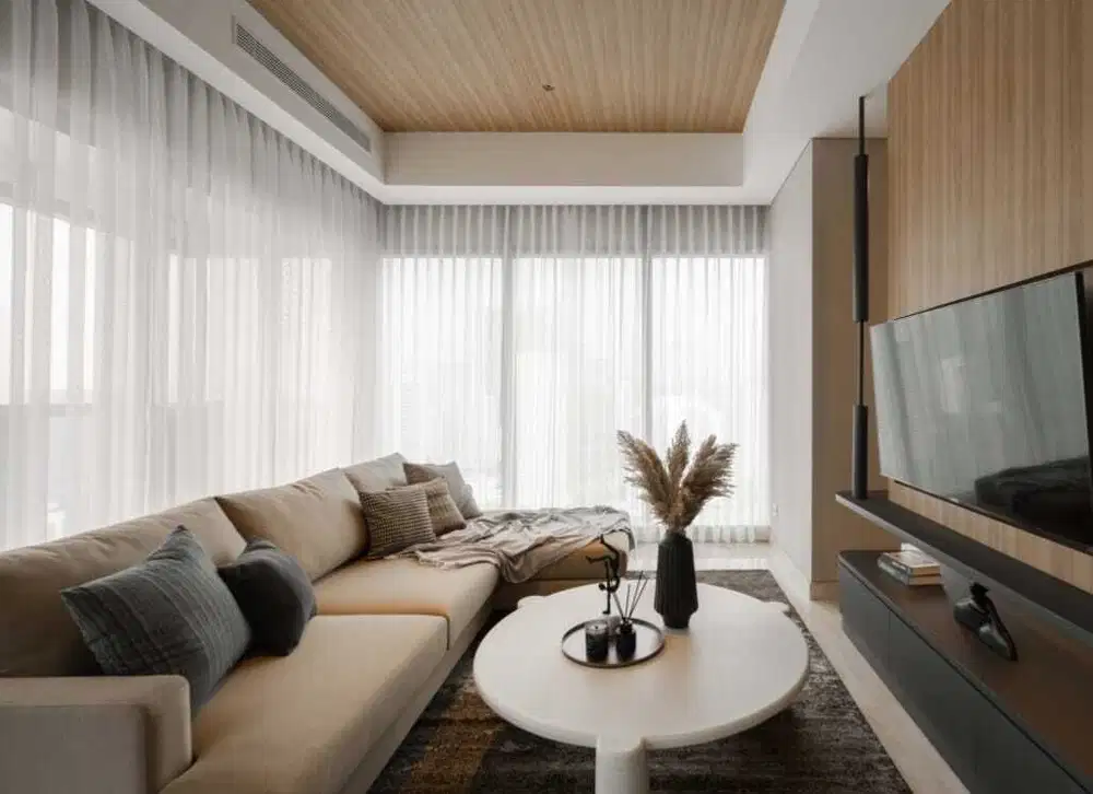 Di Sewakan Apartement 57 Promenade , Sky Tower 3BR, 2BT, Ful Furnished