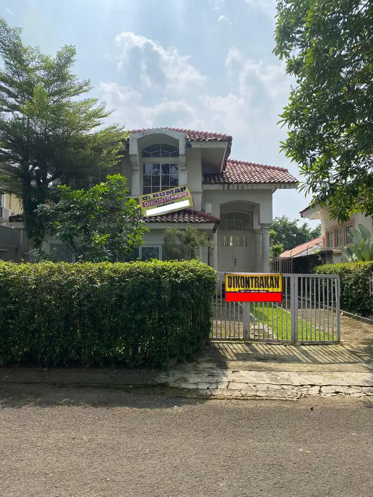 DIsewakan Rumah di cluster sentul city