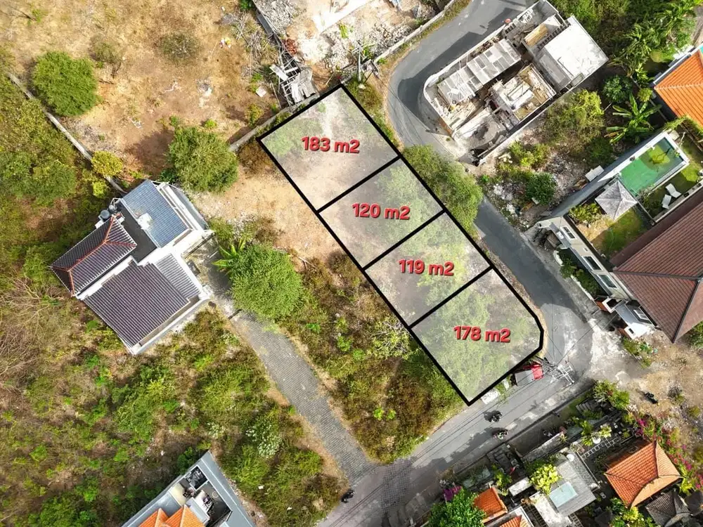 Dijual Tanah 120m2 Di Dekat STP Kampial Nusa Dua Bali