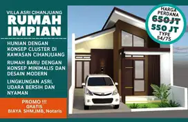 Dijual Murah, Rumah Baru di Cihanjuang dekat Pemkot Cimahi