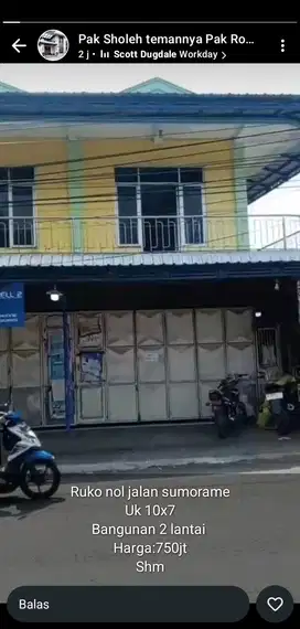 Tempat usaha luas 70 m2 harga 750 juta di Candi, Kabupaten Sidoarjo
