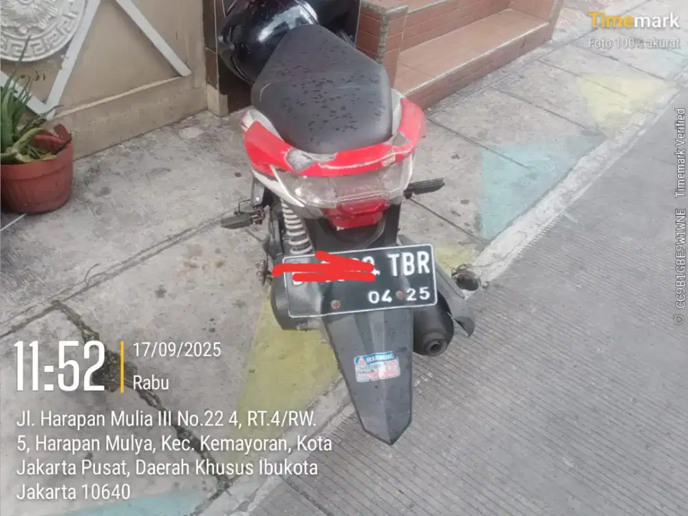 Jual honda vario cbs 2010