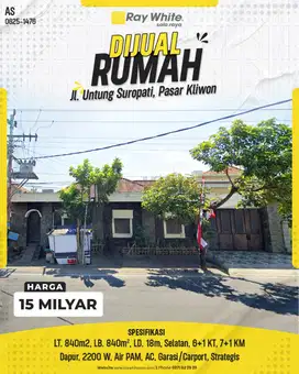 Rumah Dijual Jl. Untung Suropati, Palugunan, Pasar Kliwon, Surakarta