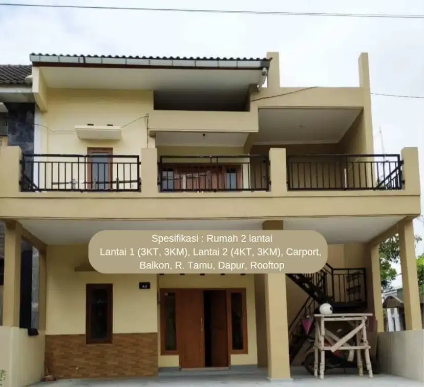 Disewakan Rumah 2 lantai di jakal dekat uii