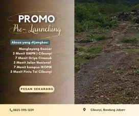 Tanah Cileunyi Lokasi Strategis Dekat Jalan Nasional