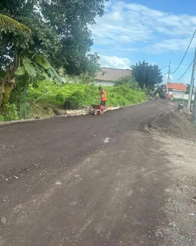 Tanah view sawah kawasan villa komersil di Canggu