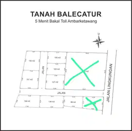 Tanah Kapling Sleman Dijual Dekat Kampus UMY Jogja: SHM Pekarangan