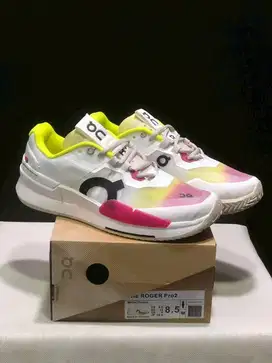 Sepatu Padel / Tennis On Cloud Roger Pro 2 White Lime