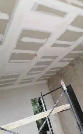 Plafon gypsum dan kalsyboard