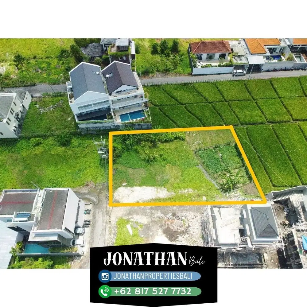 Dijual tanah 9,49 are super langka  siap Bangun Di  Canggu - Vsjh