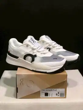 Sepatu Padel / Tennis On Cloud Roger 2 Pro White/ Black