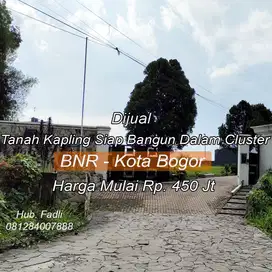 Dijual Tanah Kavling siap bangun di dalam Cluster Mewah