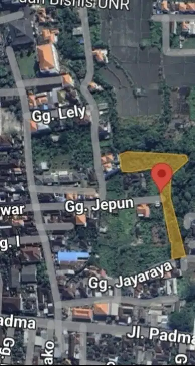 Jual Tanah Luas 3100m2 cocok untuk Rumah, Kos, Hotel  gang jepun .