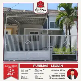 DIJUAL / SEWA CEPAT BUTUH UANG RUMAH BAGUS SIAP HUNI PURIMAS LEGIAN