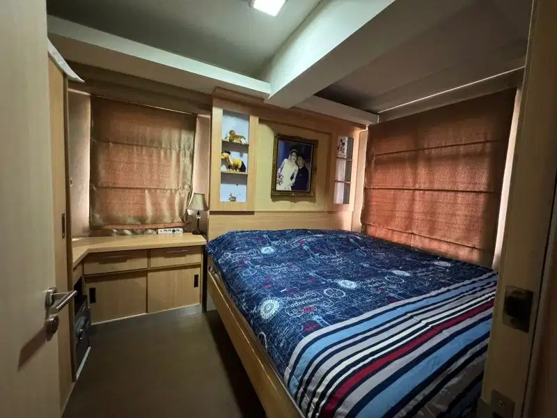 Di jual apartemen 3BR tipe jadi 2BR full furnished 600jt all in