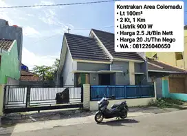 Sewa Rumah Area Colomadu Dekat Sumber, Banyuanyar, Pintu TOL
