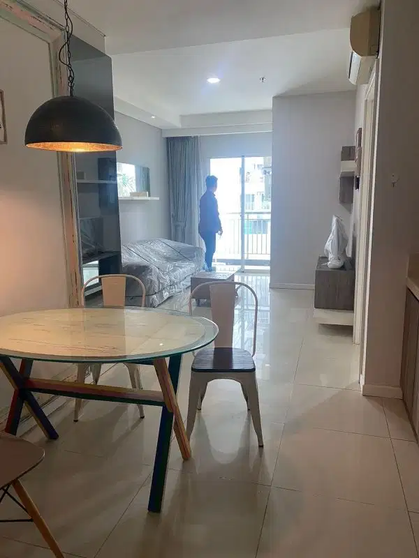 di sewakan kondominium 2br full furnished tower K