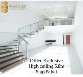 Office 2 Lantai Jual Murah Luas 113sqm - Roseville SOHO and Suite