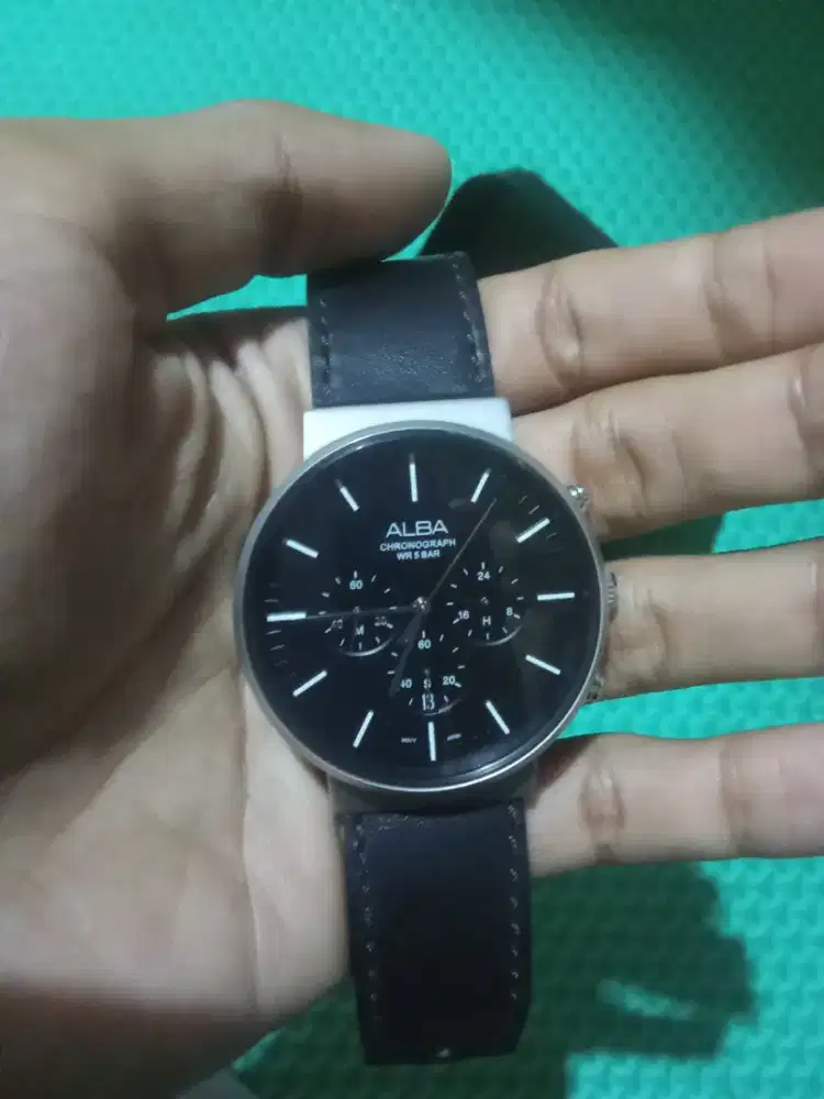 Jam Tangan Alba Ori Chronograph WR 5 Bar
