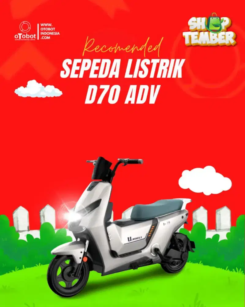 Sepeda listrik uwinfly D60 ADV