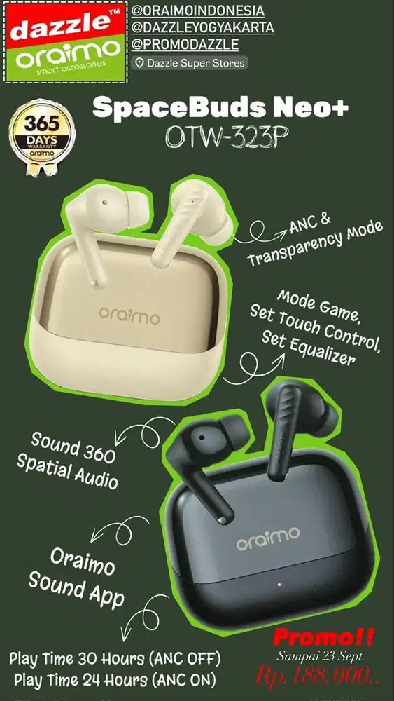 TWS ANC Oraimo OTW-323P