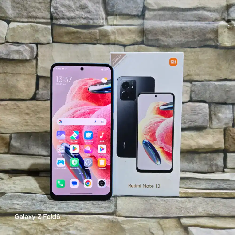Xiaomi Redmi Note 12 6/128 4G Fulset segel mulus 98%
