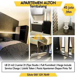 Disewakan Unit di The Alton Apartment Tembalang