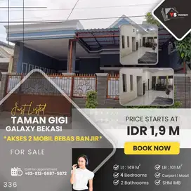 TAMAN GALAXY BEKASI SELATAN RUMAH 1 LT NYAMAN DAN DEKAT FASILITAS 336