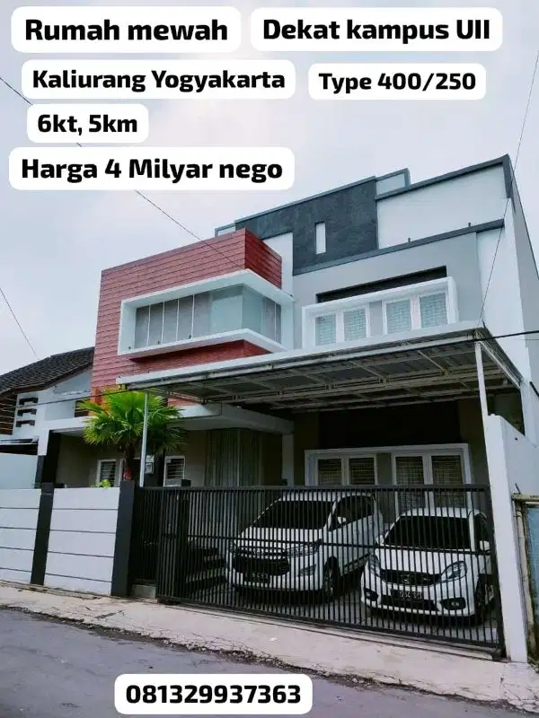 rumah mewah dekat kampus UII Jogja