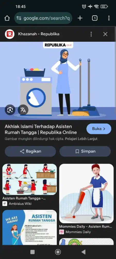 Asisten Rumah Tangga Dibutuhkan SEGERA
